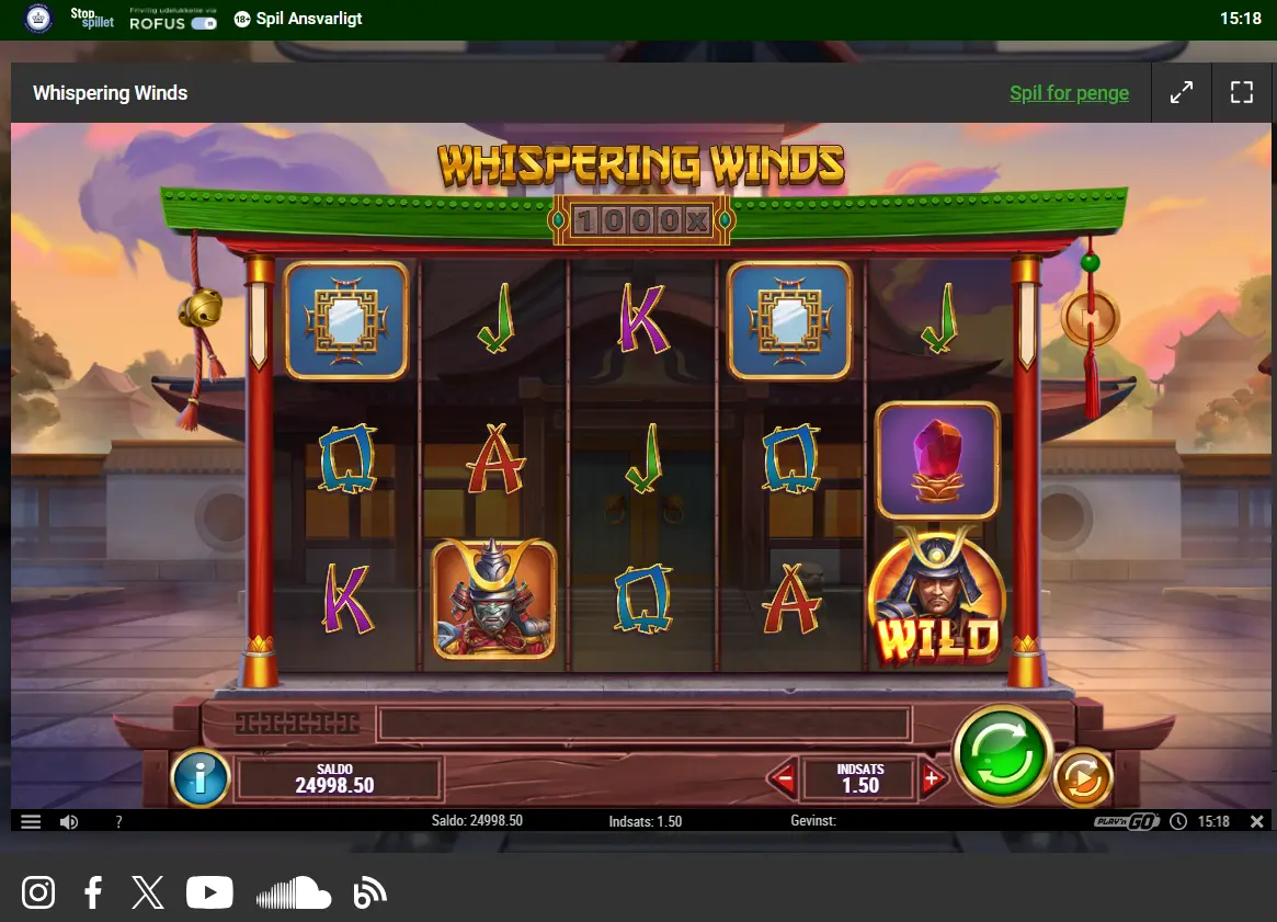 Whispering Winds spil